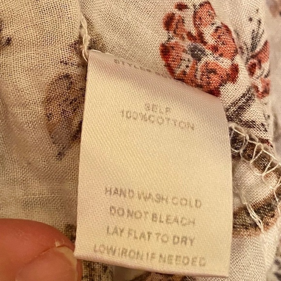 TASSELS N LACE Cottage Core Empire Crochet Top - Picture 7 of 7